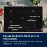 ELECTROLUX Placa de vitrocerámica - ELECTROLUX Serie 700 KIS62453I, 4 zone(s) zonas, 58 cm, Negro