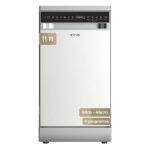 EVVO Lavavajillas libre instalación 45 cm - EVVO D3YX Slim, 6 programas, 450 mm, Inox