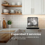 EVVO Lavavajillas compacto - EVVO Mini D Trip 3, 10 programas, 430 mm, Blanco - Imagen 3