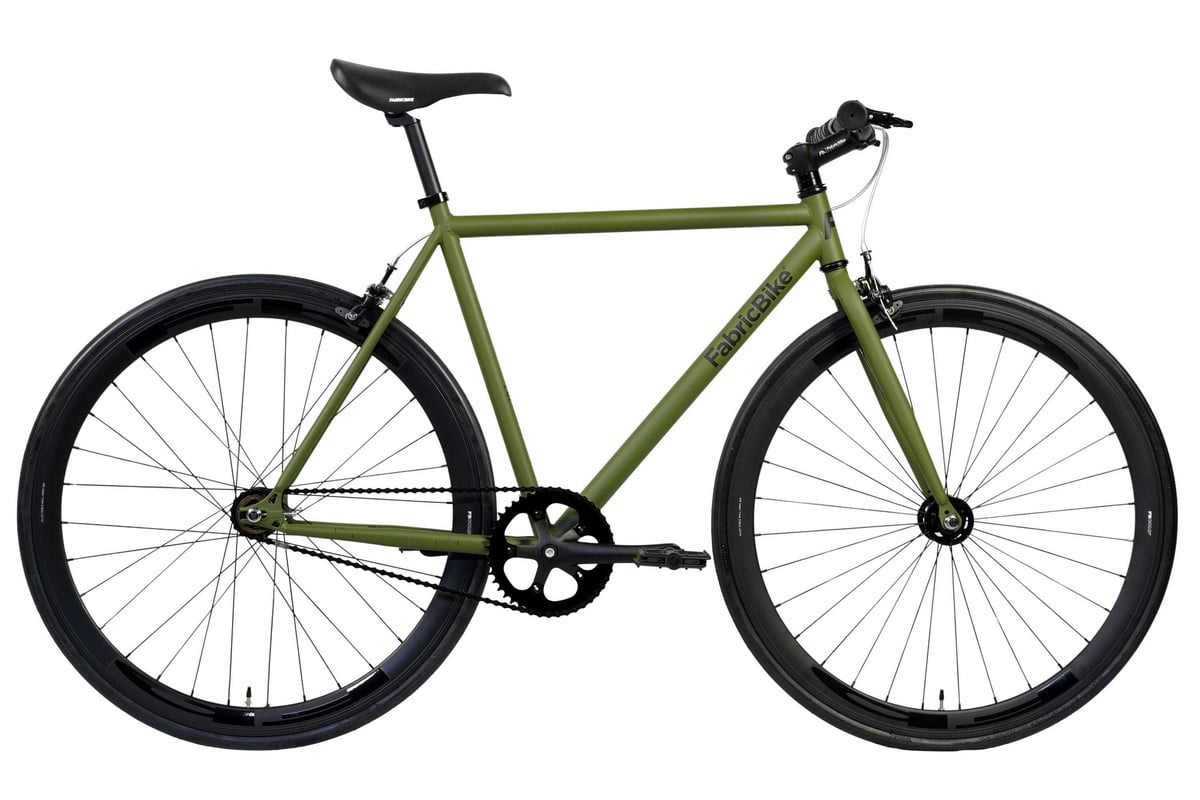 170441848_1 FABRICBIKE Bicicleta urbana - FABRICBIKE Fixie Original Acero Hi-Ten 28", 1 velocidades, marco: 49 cm, Acero, Cayman Green - Imagen 1