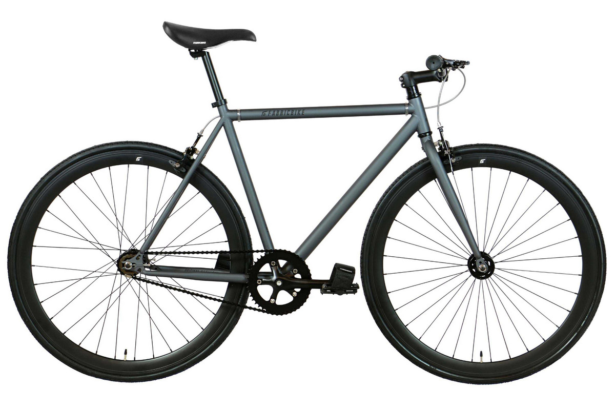 170441894_1 FABRICBIKE Bicicleta urbana - FABRICBIKE Fixie Original Acero Hi-Ten 28", 1 velocidades, marco: 54 cm, Acero, Graphite - Imagen 1