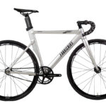 FABRICBIKE Bicicleta urbana - FABRICBIKE Fixie Aero Cuadro Aluminio Horquilla Carbono 28", 1 velocidades, marco: 54 cm, Aluminio, Space Grey