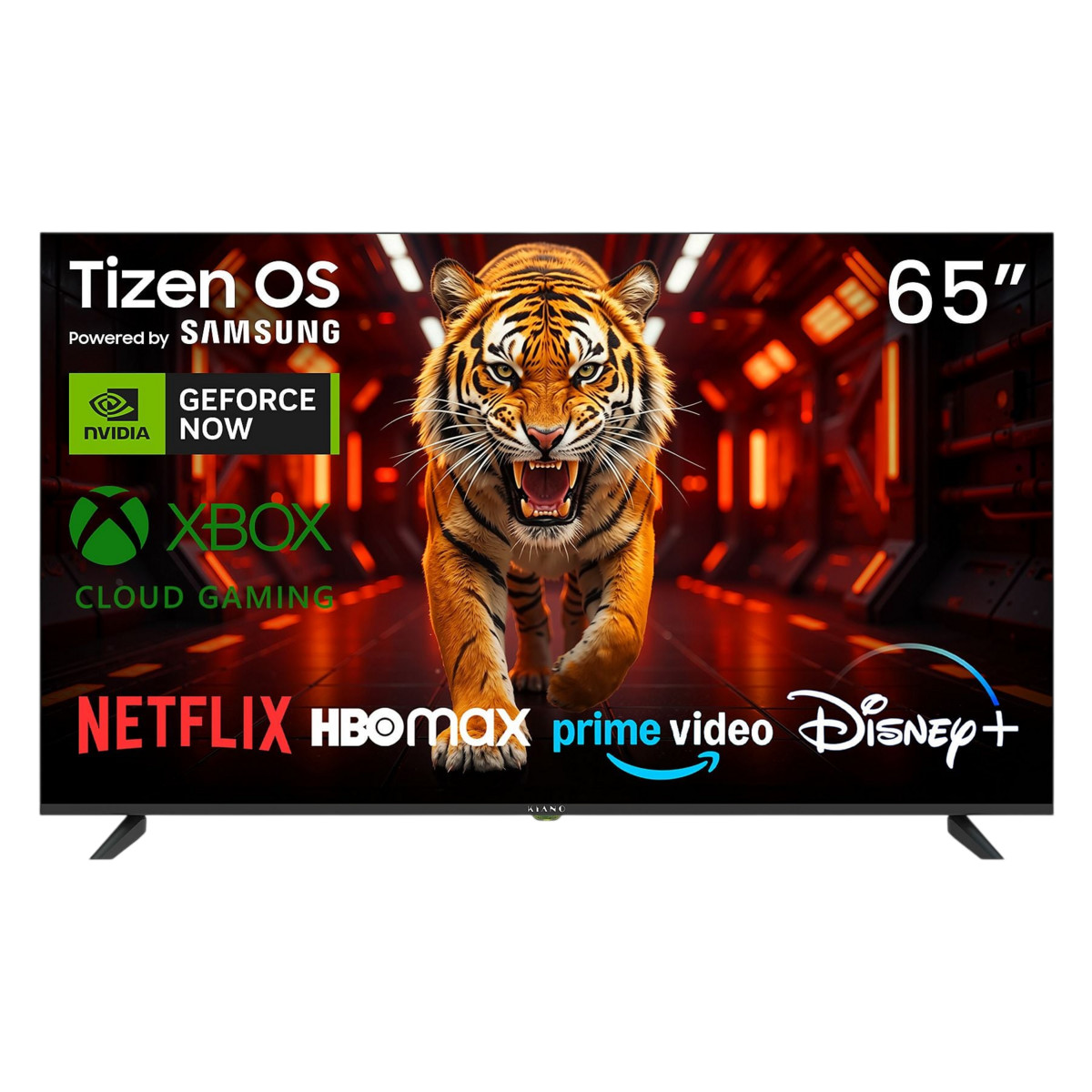 170545553_1 TV DLED 65" - KIANO Elegance 65 Tizen, UHD 4K, ARM CA53 Quad-corex, Smart TV, DVB-T2 (H.265), negro - Imagen 1