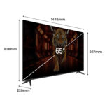 TV DLED 65" - KIANO Elegance 65 Tizen, UHD 4K, ARM CA53 Quad-corex, Smart TV, DVB-T2 (H.265), negro - Imagen 8