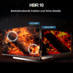 CHIQ TV QLED 43" - CHIQ L43QST, Full-HD, Smart TV, DVB-T2 (H.265), Negro - Imagen 6