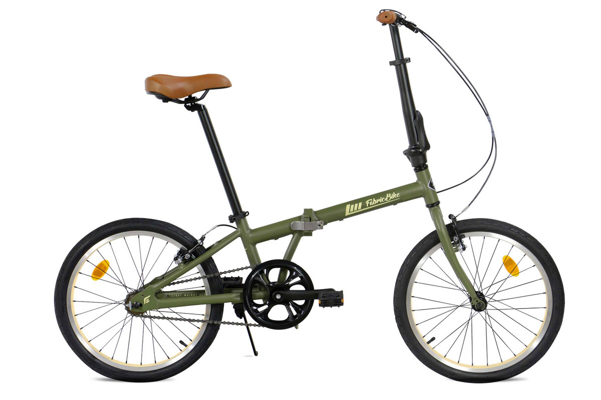 170728191_1 FABRICBIKE Bicicleta plegable - FABRICBIKE Folding - Aluminio 20", 1 velocidades, Aluminio, Cayman Green - Imagen 1