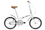 FABRICBIKE Bicicleta plegable - FABRICBIKE Folding - plegable Aluminio 20", 1 velocidades, Aluminio, White