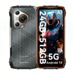 BLACKVIEW BL7000, Naranja, Móvil Android, 512 GB, 8 GB RAM, 6,78 " FHD+ 120Hz, MediaTek Dimensity 6300 5G Octa-core 6nm, 7500 mAh