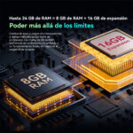 BLACKVIEW BL7000, Naranja, Móvil Android, 512 GB, 8 GB RAM, 6,78 " FHD+ 120Hz, MediaTek Dimensity 6300 5G Octa-core 6nm, 7500 mAh - Imagen 7