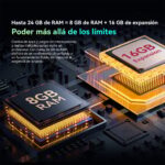 BLACKVIEW BL7000, Negro, Móvil Android, 512 GB, 8 GB RAM, 6,78 " FHD+ 120Hz, MediaTek Dimensity 6300 5G Octa-core 6nm, 7500 mAh - Imagen 7