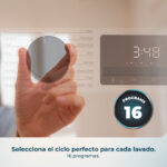 Lavadora carga frontal - CECOTEC Bolero DressCode 9450 Inverter Steel, 9 kg, 300 - Imagen 7