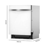 Lavavajillas integrable 60 cm - CECOTEC Bolero Aguazero 6320 Full-BI Matt White Glass, 8 programas, 60 cm, 300 - Imagen 2