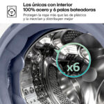 LG Lavadora carga frontal - LG F2X50S8TLB, 8 kg, 12 programas, Blanco - Imagen 5