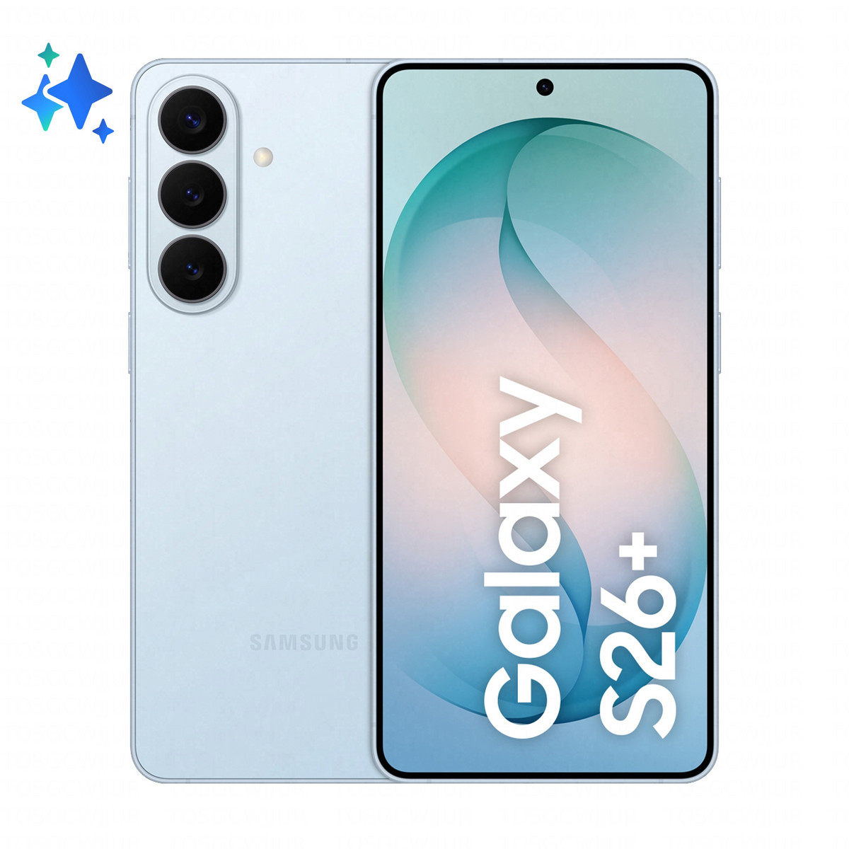 172305156_1 SAMSUNG Galaxy S26+, Azul, Móvil Android, 256 GB, 12 GB RAM, 6,7 ", Qualcomm Snapdragon 8 Elite Gen 5 (3 nm), 4900 mAh - Imagen 1