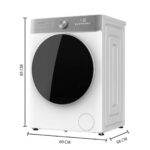 Lavadora secadora doble - CECOTEC Bolero Wash&Dry 10680 Inverter, 10 kg + 6 kg, 300