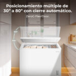 Congelador horizontal - CECOTEC Bolero CoolMarket Chest 293M White D, 85,2 cm, 300 - Imagen 5