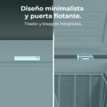 Congelador horizontal - CECOTEC Bolero CoolMarket Chest 293M White D, 85,2 cm, 300 - Imagen 6