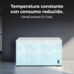 Congelador horizontal - CECOTEC Bolero CoolMarket Chest 418P White D, 82 cm, 300 - Imagen 4