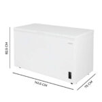 Congelador horizontal - CECOTEC Bolero CoolMarket Chest 418P White E, 85,5 cm, 300 - Imagen 3