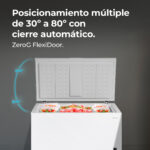 Congelador horizontal - CECOTEC Bolero CoolMarket Chest 418P White E, 85,5 cm, 300 - Imagen 5