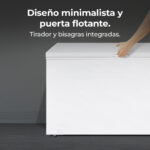 Congelador horizontal - CECOTEC Bolero CoolMarket Chest 418P White E, 85,5 cm, 300 - Imagen 6