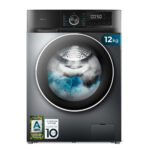 Lavadora carga frontal - CECOTEC Bolero DressCode 12500 Inverter Steel, 12 kg, 300