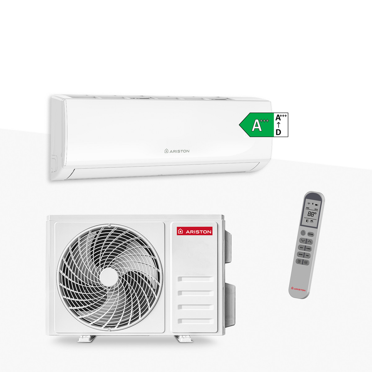 172823371_1 ARISTON Aire acondicionado Split 1x1 - ARISTON KIOS 25, White - Imagen 1