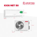 ARISTON Aire acondicionado Split 1x1 - ARISTON KIOS 50, White - Imagen 3