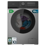 Lavadora carga frontal - CECOTEC Bolero DressCode 10450 Inverter Steel, 10 kg, 300