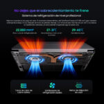 BLACKVIEW Portátil gaming - BLACKVIEW GamiBook 8, 16 " Full-HD, AMD Ryzen™ 7 7735HS, 16 GB RAM, 512 GB SSD, Radeon™ 680M, Windows 11 Pro, idioma del t - Imagen 8