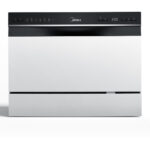 Lavavajillas compacto - MIDEA MTD55S400W-GR, 7 programas, 55 cm, Blanco