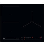 AEG Placa de inducción - AEG TO63IQ0BIB, 3 zonas, 58 cm, Negro