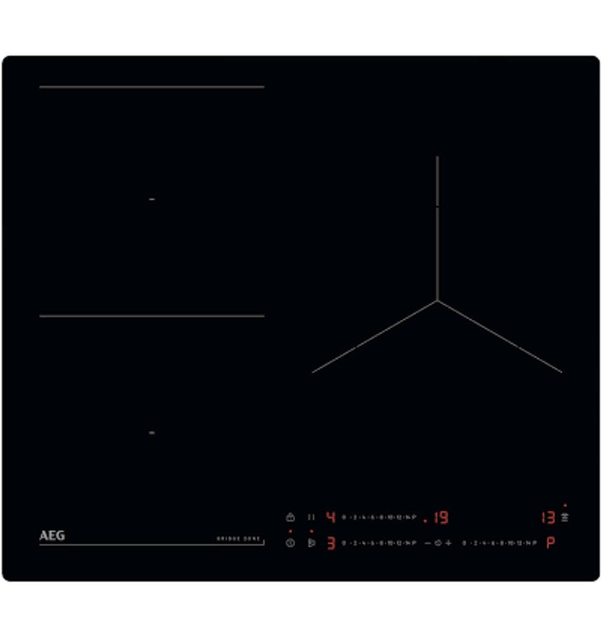 173589761_1 AEG Placa de inducción - AEG TO63IQ0BIB, 3 zonas, 58 cm, Negro - Imagen 1