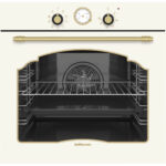 Horno eléctrico - SOLTHERMIC Hea60c, 76 l, 60 cm, Crema