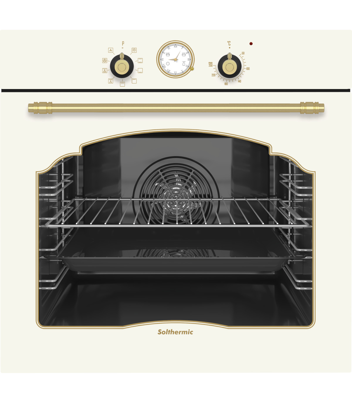 173936033_1 Horno eléctrico - SOLTHERMIC Hea60c, 76 l, 60 cm, Crema - Imagen 1