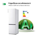 LG Frigorífico combi - LG GBBS322ASW, No Frost, No Frost, Altura 203 cm, Capacidad 375 l, Blanco - Imagen 4