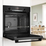 BOSCH Horno multifunción - BOSCH Serie 6 HBG536EB4, Integrable, Hidrolítica, 71 l, 594 mm, Negro - Imagen 4