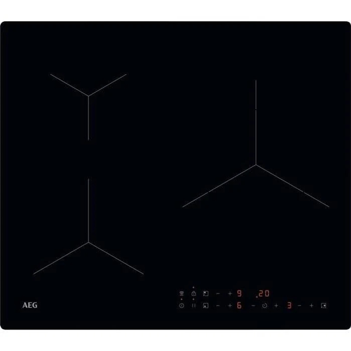 173998635_1 AEG Placa de inducción - AEG Serie 5000, 3 zonas, No aplica, 580 mm, Negro - Imagen 1