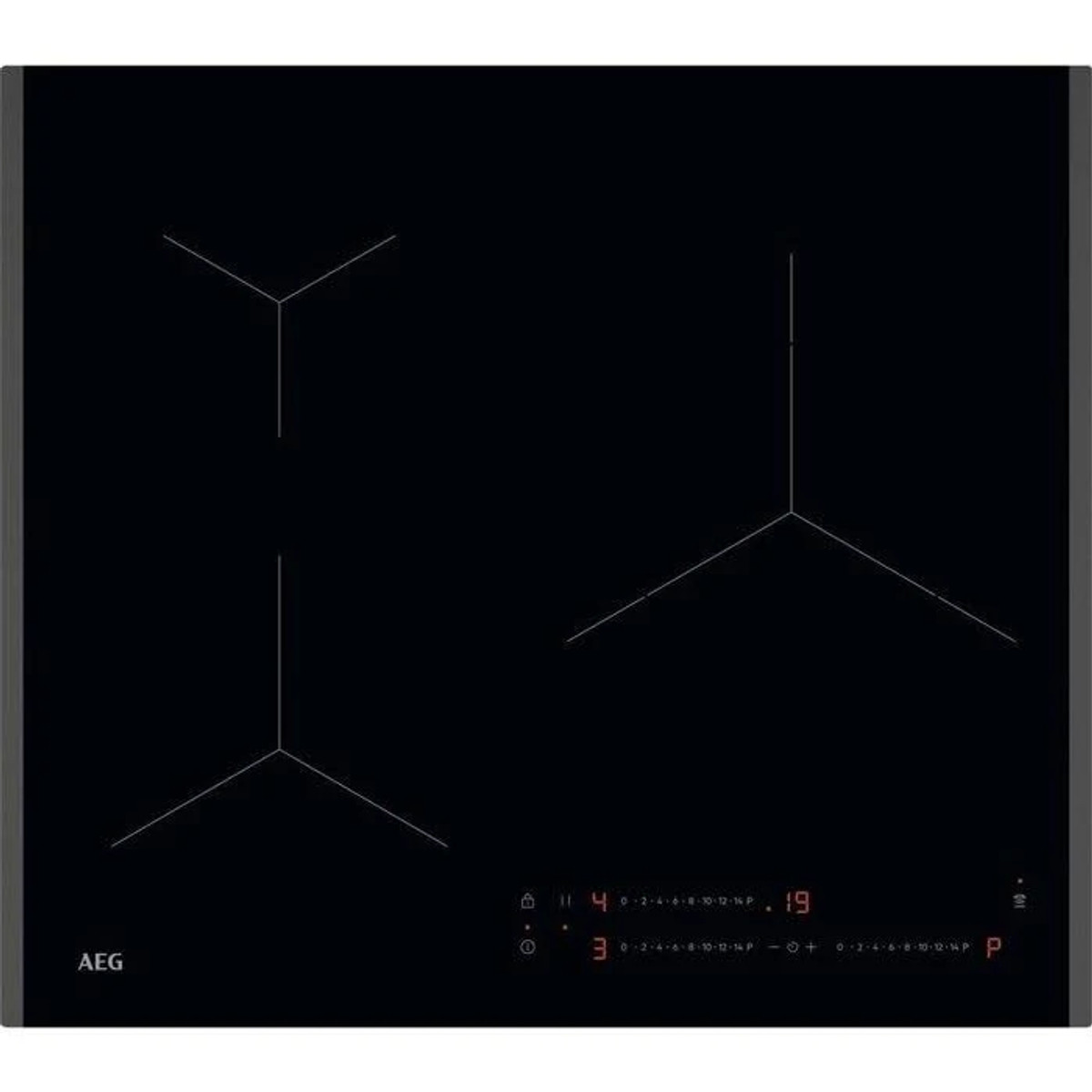 173998656_1 AEG Placa de inducción - AEG TO63IV00FB, 3 zonas, No, 59,2 cm, Negro - Imagen 1