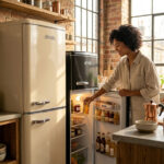 Frigorífico combi - dmdk DKC3, Altura 181 cm, negro mate - Imagen 6