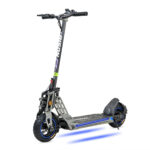 ECOXTREM Patinete eléctrico - ECOXTREM Bison GT, Pot. máx. 800 W, Carga máx. 120 kg, 40 km autonomía, 13000 mAh, Gris Claro