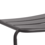 MIROYTENGO Silla de jardín - MIROYTENGO Pack 4 exterior 52cm phuket jardín terraza grafito, Grafito - Imagen 5