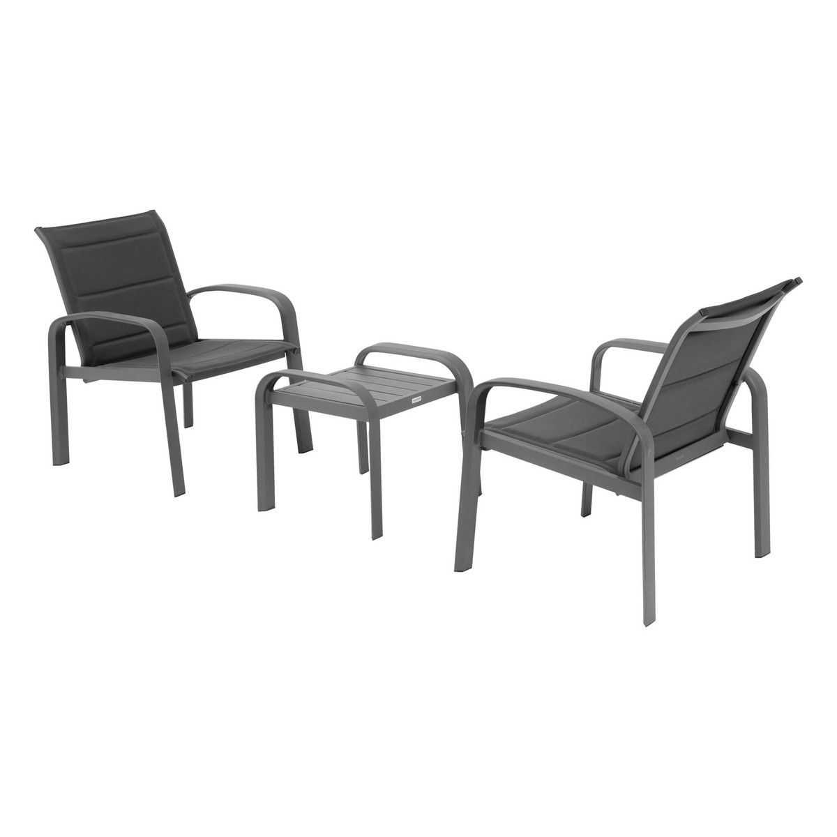 174679632_1 MIROYTENGO Conjunto de jardín - MIROYTENGO Conjunto elyn exterior jardín terraza 3 piezas, Gris - Imagen 1