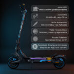SMARTGYRO Patinete eléctrico - SMARTGYRO K5 PRO LR, Negro - Imagen 2