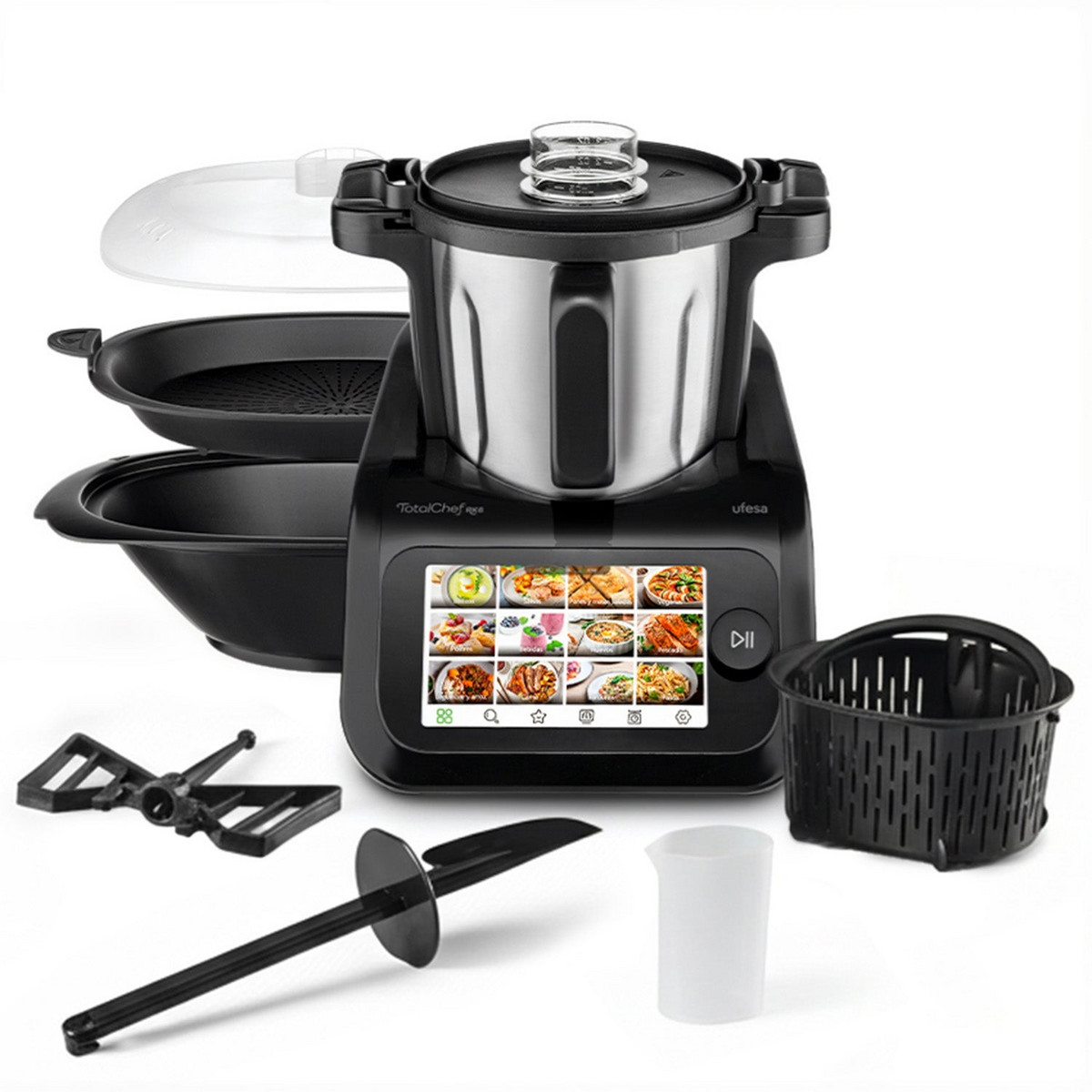 175129880_1 UFESA Robot de cocina - UFESA RK6, 1200 W, Blanco y Negro - Imagen 1