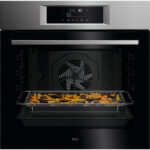 Horno multifunción - AEG Serie 5000 GU5PB43FPM, 72 l, 59,4 cm, INOX Antihuellas