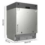 CECOTEC Lavavajillas libre instalación 60 cm - CECOTEC Bolero Aguazero 6260 Full-BI, 59,5 cm, 300 - Imagen 4