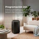 EVVO Aire acondicionado portátil - EVVO P12 Silent FyC WIFI, 26,4 m², Negro - Imagen 5
