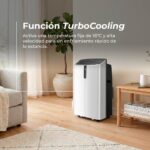 EVVO Aire acondicionado portátil - EVVO P12 Silent FyC, 26,4 m², Blanco - Imagen 3