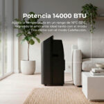 EVVO Aire acondicionado portátil - EVVO P14 Silent FyC WIFI, 41 m², Negro - Imagen 2